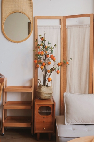 Cây lựu chậu cói - cao 120cm