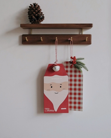 Set ông già noel caro treo