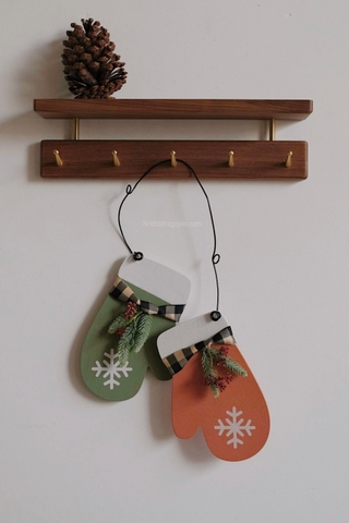 Set găng tay treo trang trí noel
