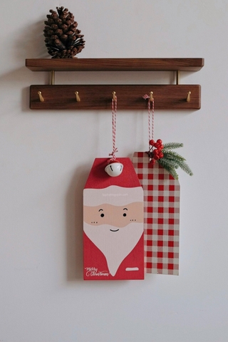 Set ông già noel caro treo