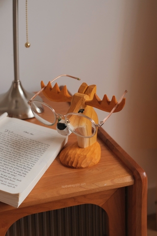 Giá đỡ mắt kính chạm khắc thủ công