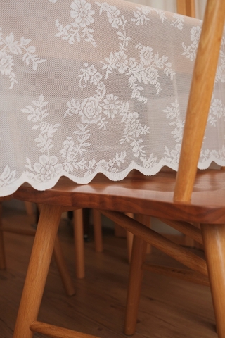 Khăn bàn ren chữ nhật retro