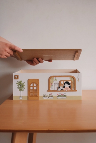 Nhà gỗ giấu ổ cắm 02