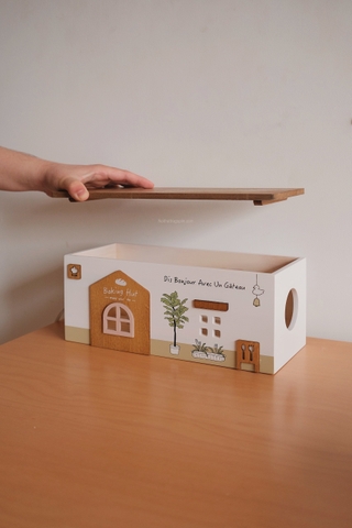 Nhà gỗ giấu ổ cắm 02