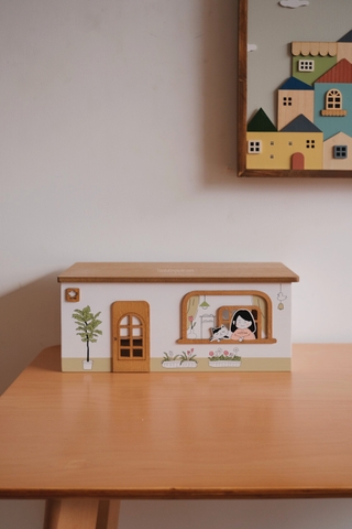 Nhà gỗ giấu ổ cắm 02