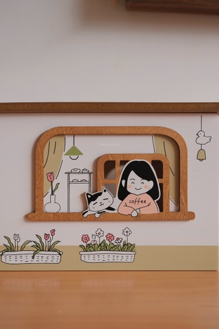 Nhà gỗ giấu ổ cắm 02