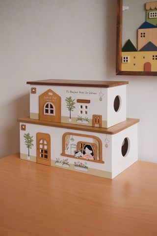 Nhà gỗ giấu ổ cắm 02