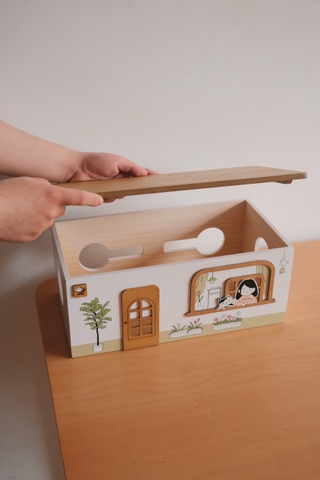 Nhà gỗ giấu ổ cắm 02