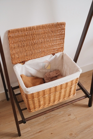 Hộp mây có nắp