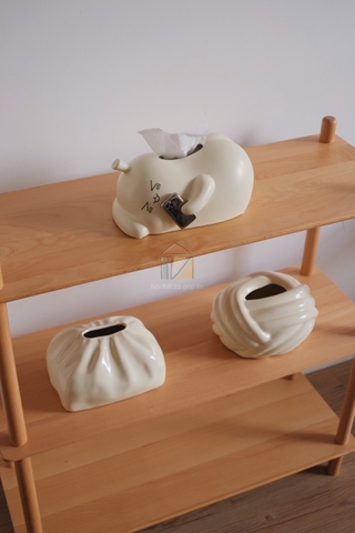 Hộp khăn giấy Điện thoại Pear 20x26cm cao 12cm