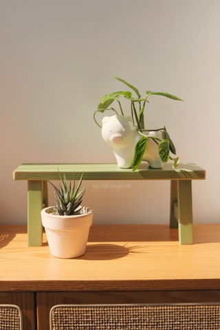 Giá đỡ hình băng ghế gỗ