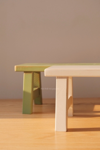 Giá đỡ hình băng ghế gỗ