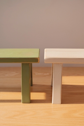 Giá đỡ hình băng ghế gỗ