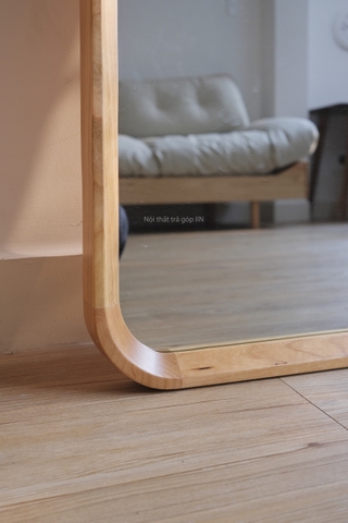 Gương toàn thân 05 gỗ anh đào 60x169cm dày 4.5cm