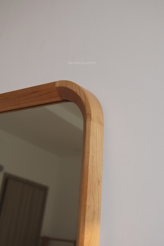 Gương toàn thân 05 gỗ anh đào 60x169cm dày 4.5cm
