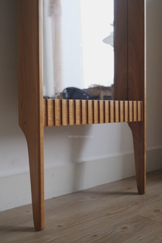 Gương toàn thân 03 gỗ anh đào 54x175cm dày 10.5cm