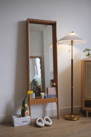 Gương toàn thân 03 gỗ anh đào 54x175cm dày 10.5cm