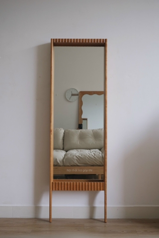 Gương toàn thân 03 gỗ anh đào 54x175cm dày 10.5cm