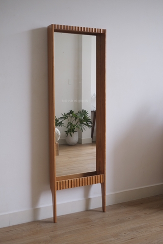 Gương toàn thân 03 gỗ anh đào 54x175cm dày 10.5cm