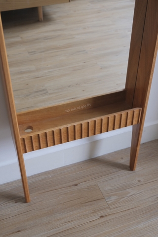 Gương toàn thân 03 gỗ anh đào 54x175cm dày 10.5cm