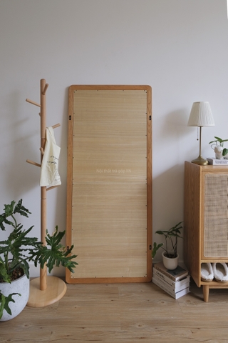 Gương toàn thân 04 gỗ anh đào 75x175cm