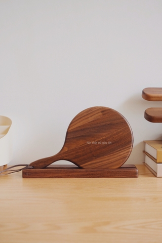 Gương gỗ cầm tay