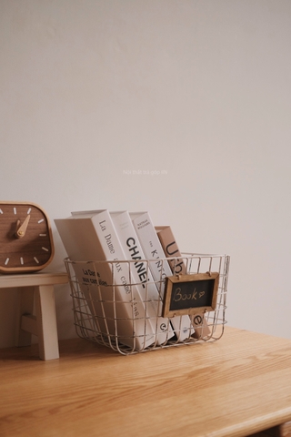 Giỏ sắt 04 có bảng tên