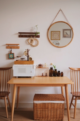 Kệ lưu trữ sắt gỗ phong cách Retro 01