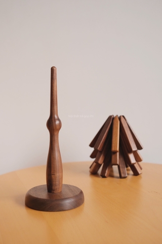 Bộ lót nồi gỗ hình cây