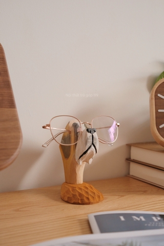 Giá đỡ mắt kính chạm khắc thủ công