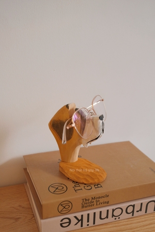 Giá đỡ mắt kính chạm khắc thủ công