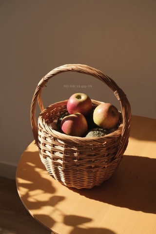 Giỏ mây 17 - có quai