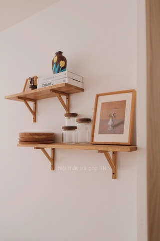 Kệ gỗ treo tường