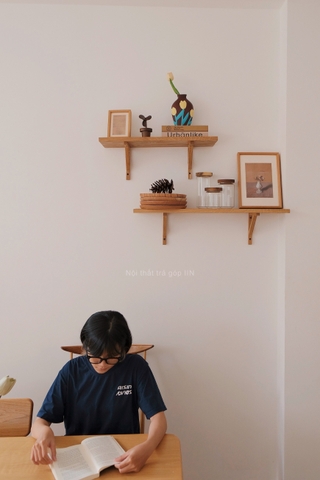 Kệ gỗ treo tường