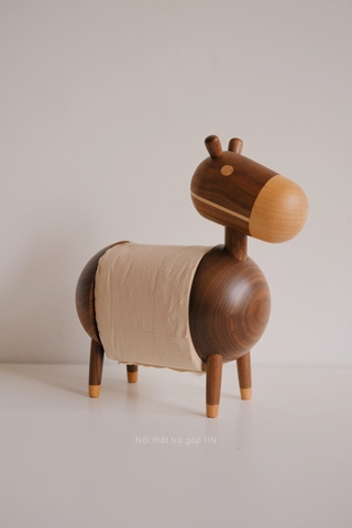 Lừa gỗ để khăn giấy cuộn