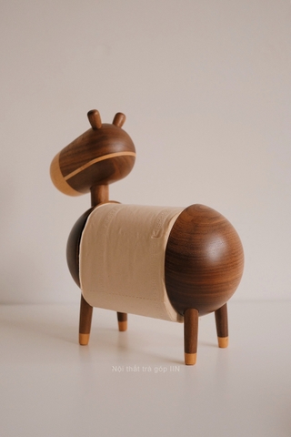 Lừa gỗ để khăn giấy cuộn