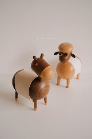 Lừa gỗ để khăn giấy cuộn