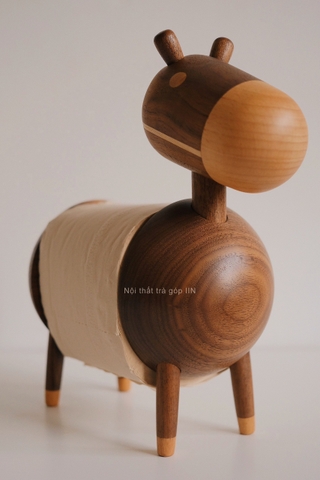 Lừa gỗ để khăn giấy cuộn