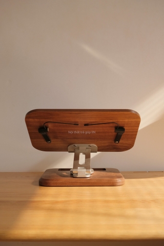 Giá đỡ gỗ 03 máy tính, ipad, sách ...