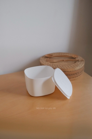 Hộp nhựa đựng thực phẩm - Lớn trắng trong