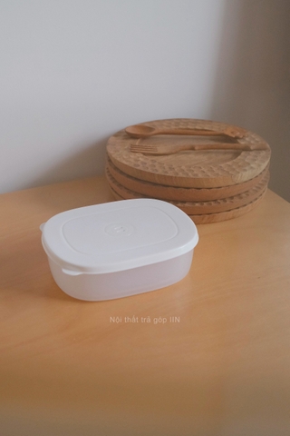 Hộp nhựa đựng thực phẩm - Lớn trắng trong
