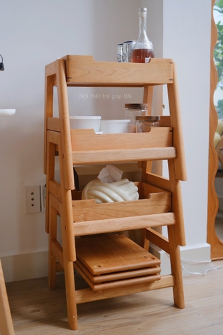 Ghế đẩu gỗ có thể chồng lên nhau