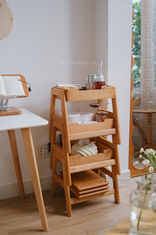 Ghế đẩu gỗ có thể chồng lên nhau
