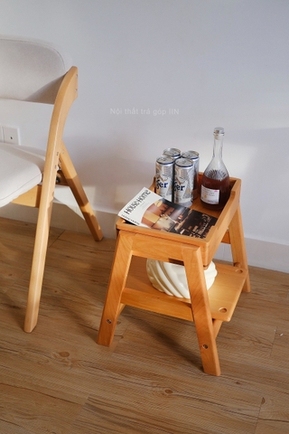 Ghế đẩu gỗ có thể chồng lên nhau