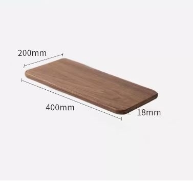 kệ gỗ treo tường gỗ nguyên khối - gỗ óc chó