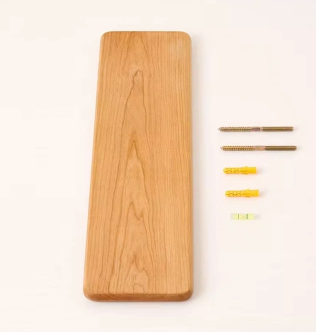 kệ gỗ treo tường gỗ nguyên khối anh đào