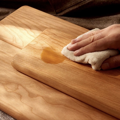 kệ gỗ treo tường gỗ nguyên khối anh đào