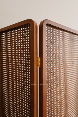 Mành 03 khung gỗ tần bì - mây tự nhiên