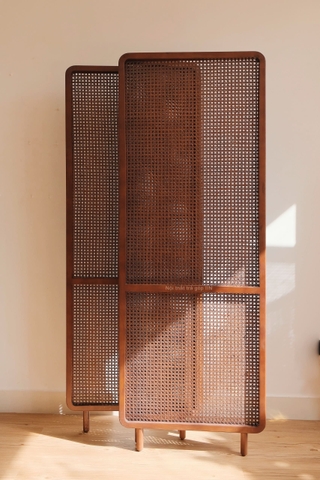 Mành 03 khung gỗ tần bì - mây tự nhiên