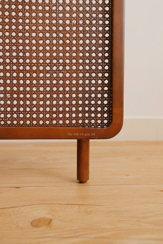 Mành 03 khung gỗ tần bì - mây tự nhiên